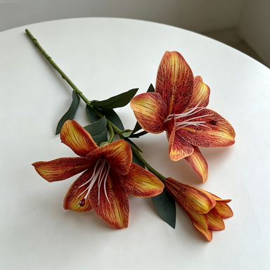 Real-Touch Silk Lily Flowers, 30" Tall, 6.5" Bloom, Perfect for Home Decor, Weddings, and Floral Arrangements