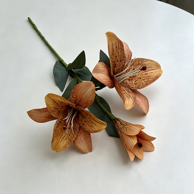 Real-Touch Silk Lily Flowers, 30" Tall, 6.5" Bloom, Perfect for Home Decor, Weddings, and Floral Arrangements