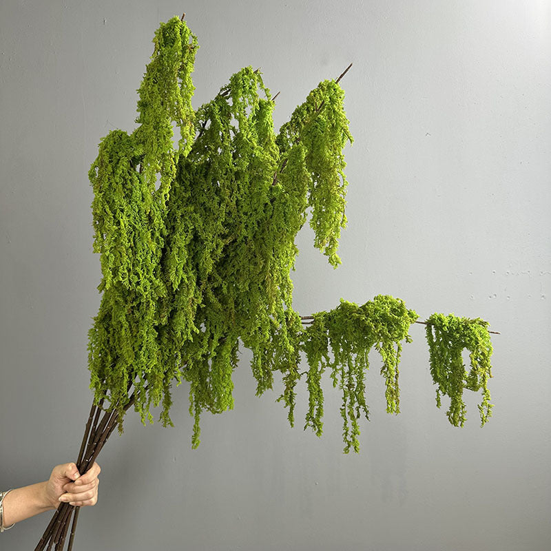 55" Artificial String of Tears Hanging Rice Flower Stems, Real-Touch Faux Botanicals for Wedding Centerpieces, Home Decor, and Floral Arrangements