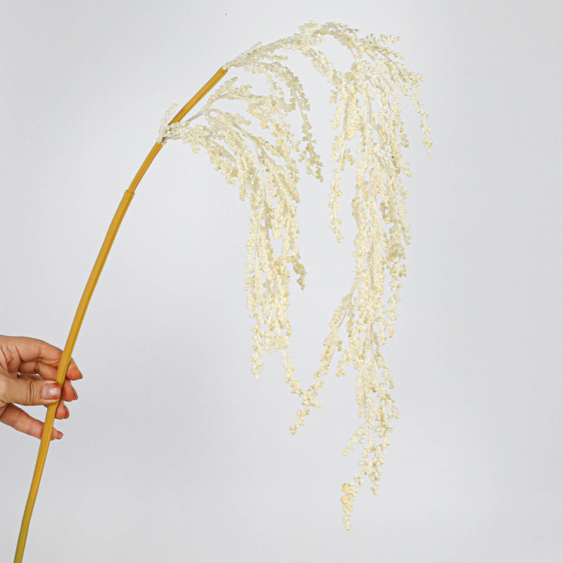 30" Real-Touch Artificial Trailing Weeping Willow Stems, Lifelike Hanging Greenery for Vases, Wedding Decor & Boho Home Styling
