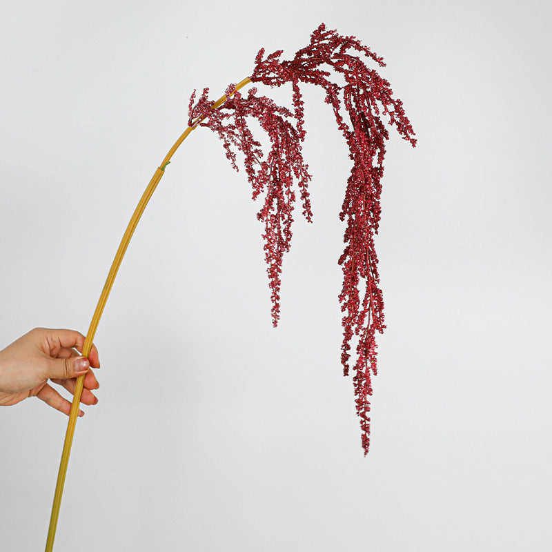 30" Real-Touch Artificial Trailing Weeping Willow Stems, Lifelike Hanging Greenery for Vases, Wedding Decor & Boho Home Styling
