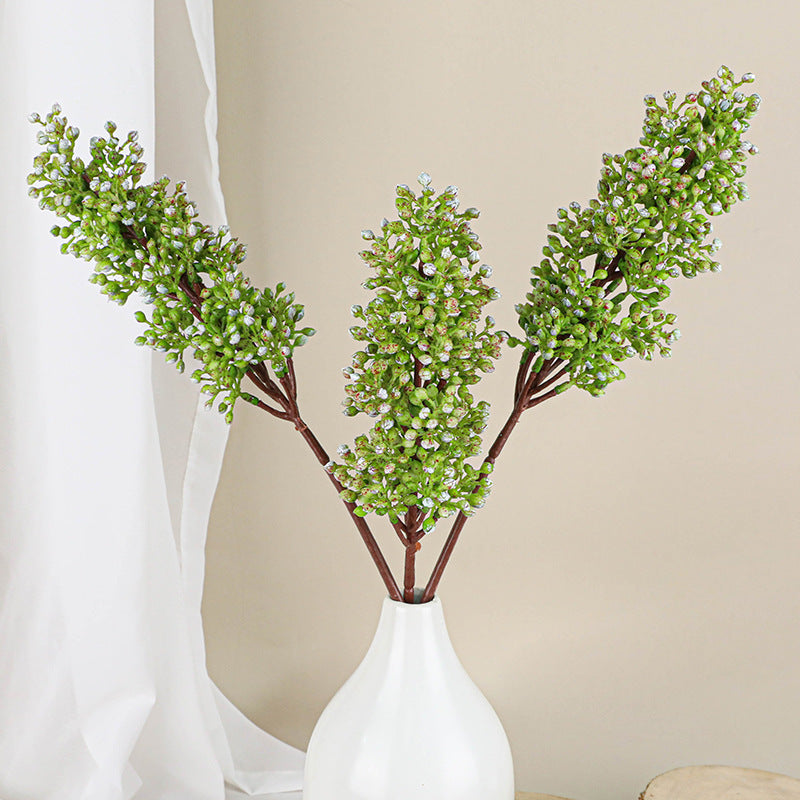 19" Realistic Single-Stem Chlorophytum Artificial Plant, Faux Spider Ivy for Home Decor, Wedding Centerpieces, Office & Restaurant Displays, Bulk Discounts Available