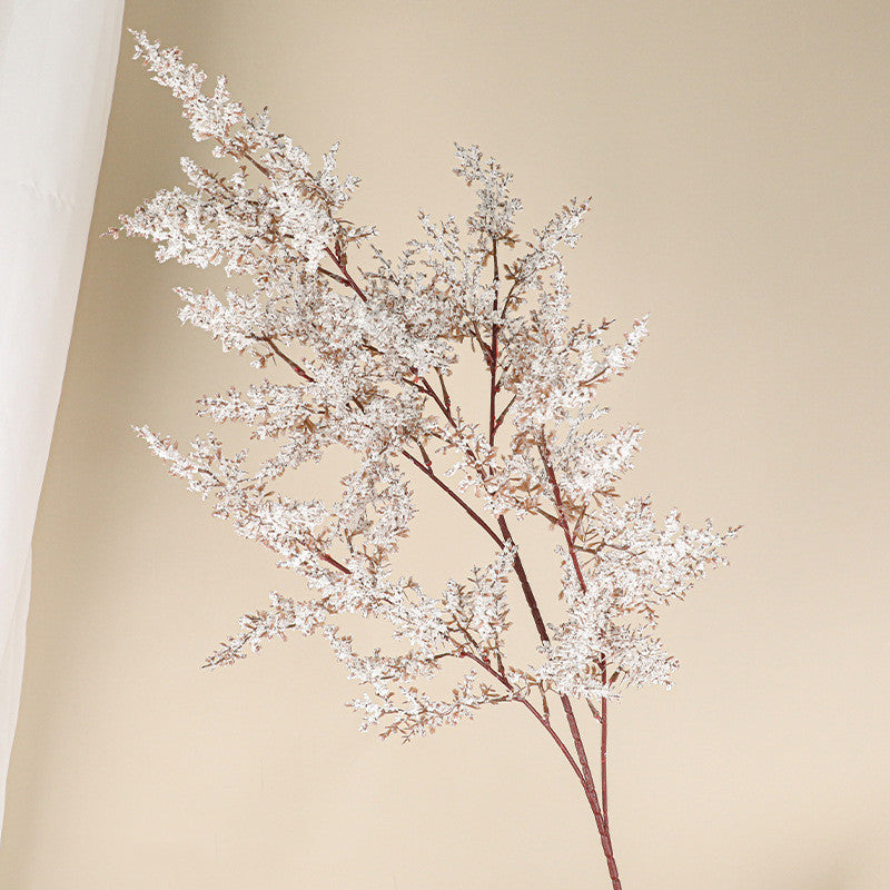 43" Frosted Mist Faux Rime Branches, Real-Touch Foam Florals for Wedding Centerpieces, Winter Home Decor, Holiday Displays & Commercial Spaces