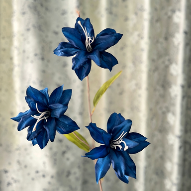 Artificial Lilies,  33" Tall, White Silk Flowers for Wedding Decor, Home Arrangements, Events, Bulk Discounts Available