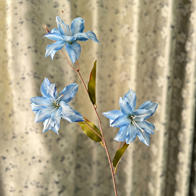 Artificial Lilies,  33" Tall, White Silk Flowers for Wedding Decor, Home Arrangements, Events, Bulk Discounts Available