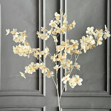 Real-Touch Apple Blossom Stems, 43" Tall, Pink Faux Flowers for Vase Arrangements, Wedding Decor, Home Styling