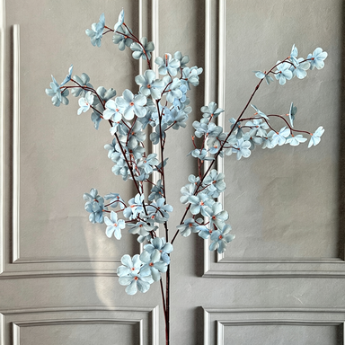 Real-Touch Apple Blossom Stems, 43" Tall, Pink Faux Flowers for Vase Arrangements, Wedding Decor, Home Styling