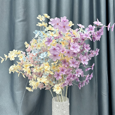 Real-Touch Apple Blossom Stems, 43" Tall, Pink Faux Flowers for Vase Arrangements, Wedding Decor, Home Styling