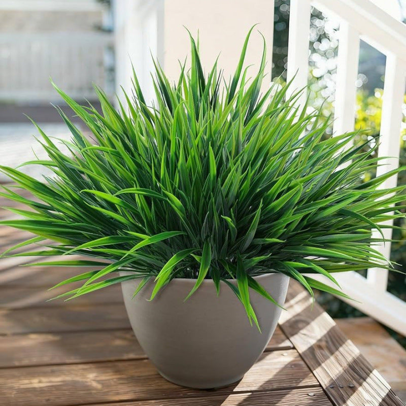 Artificial Spring Grass Stems, 15" Real-Touch Faux Greenery, 2-Pack – Lifelike Home Decor, Wedding Centerpieces, DIY Floral Arrangements, Bulk Discounts for Florists & Event Planners