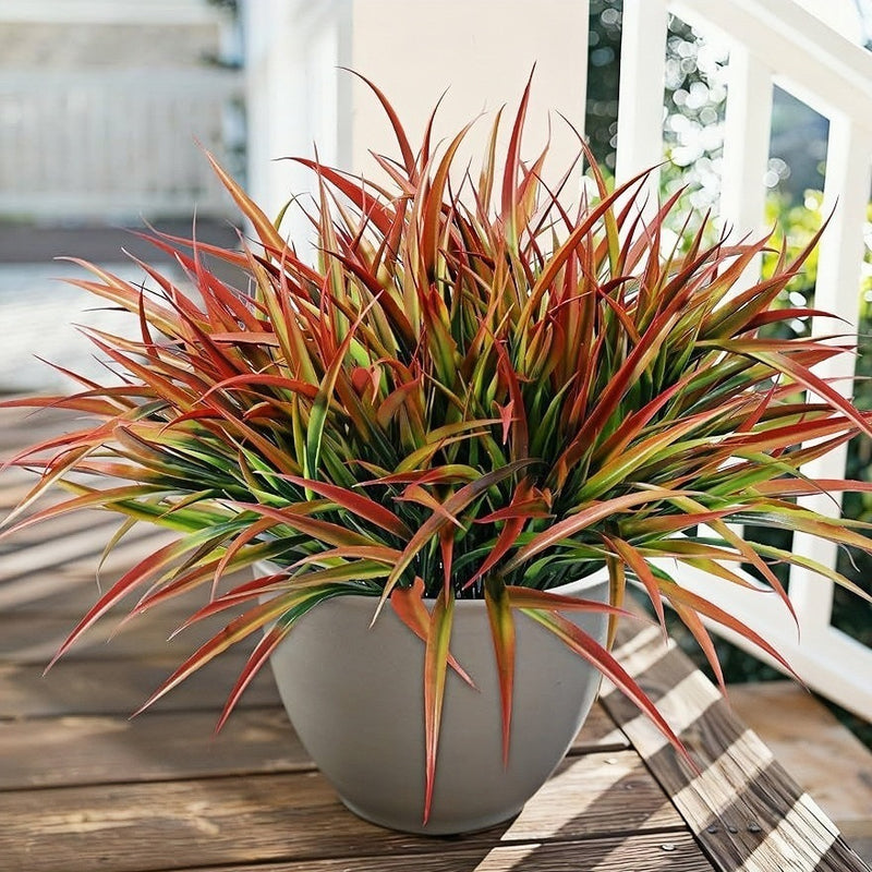 Artificial Spring Grass Stems, 15" Real-Touch Faux Greenery, 2-Pack – Lifelike Home Decor, Wedding Centerpieces, DIY Floral Arrangements, Bulk Discounts for Florists & Event Planners