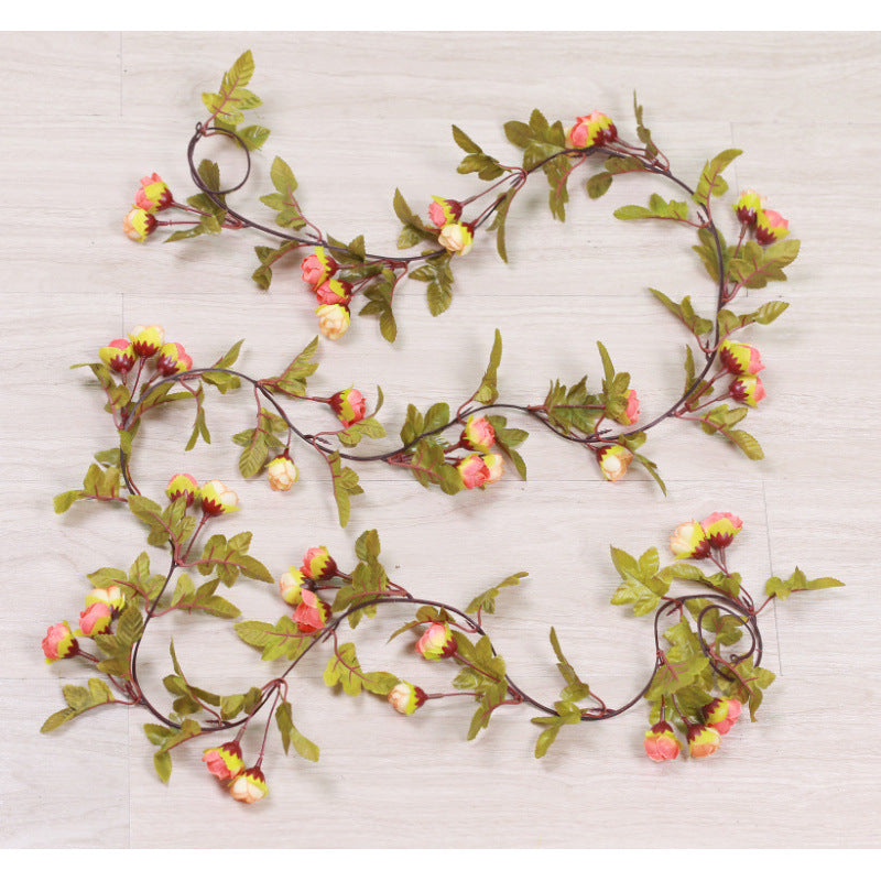 42 Silk Rose Heads with Buds, 87" Long, Realistic Faux Roses for Weddings, Home Decor, Vase Arrangements, Bulk Discounts