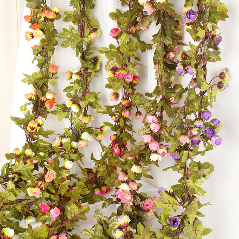 42 Silk Rose Heads with Buds, 87" Long, Realistic Faux Roses for Weddings, Home Decor, Vase Arrangements, Bulk Discounts