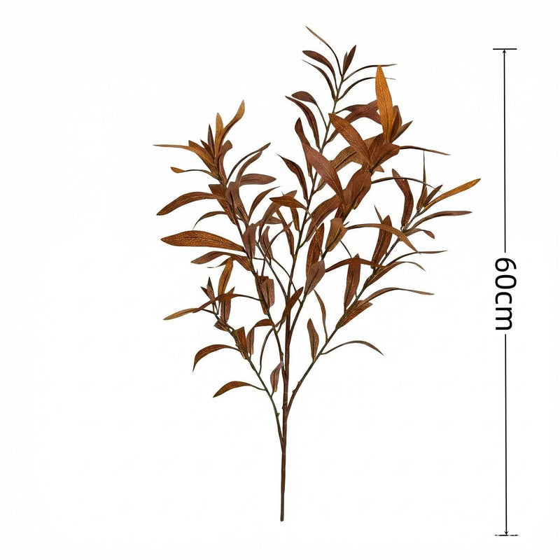 Artificial Olive Branch, 24" Realistic Faux Greenery Stem for Vase Arrangements, Wedding Decor, Boho Home & Office – Bulk Discounts Available