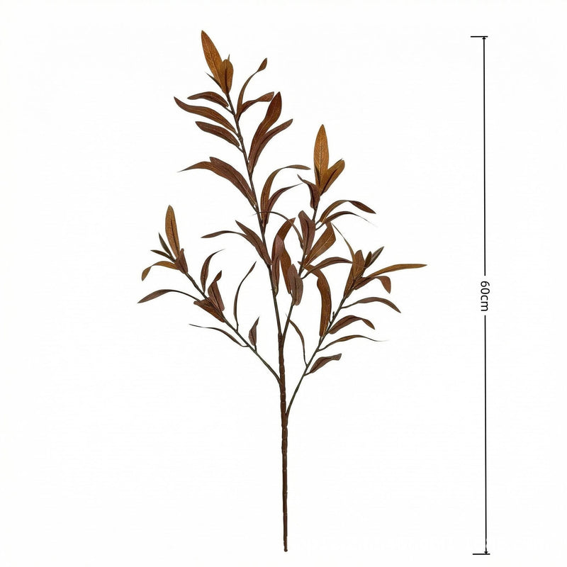 Artificial Olive Branch, 24" Realistic Faux Greenery Stem for Vase Arrangements, Wedding Decor, Boho Home & Office – Bulk Discounts Available