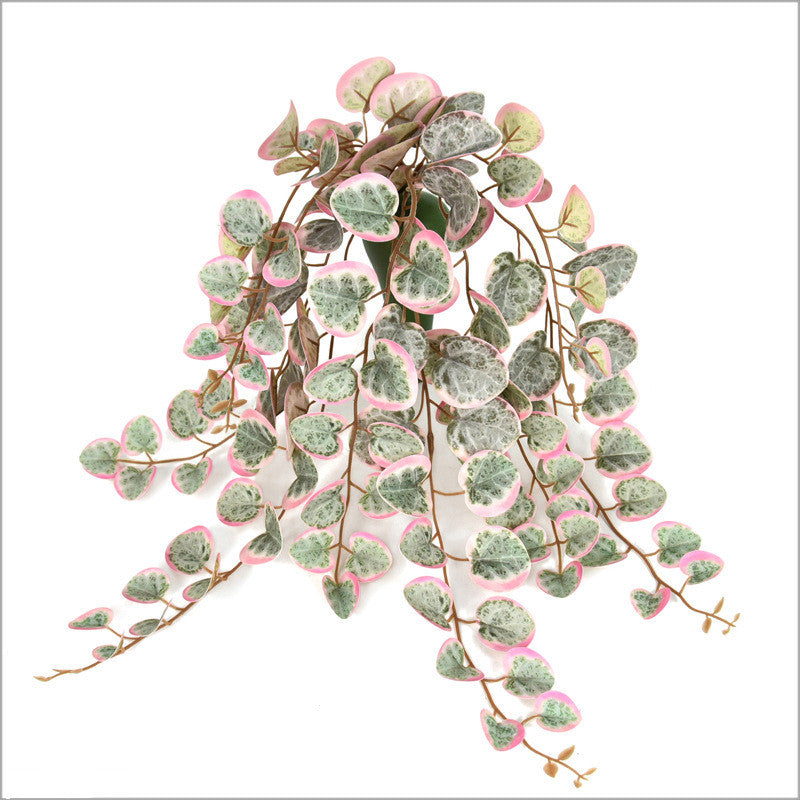 126 Leaf Real-Touch Silver Dollar Eucalyptus Vine - 19" Lifelike Faux Greenery for Wedding Decor, Hanging Planters, Home & Event Styling