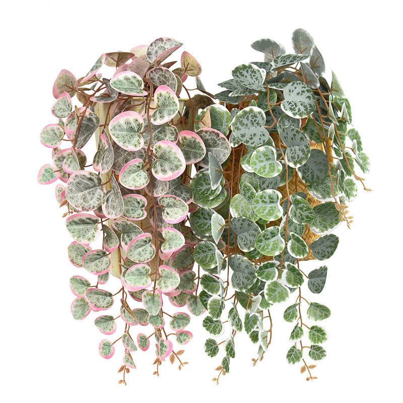 126 Leaf Real-Touch Silver Dollar Eucalyptus Vine - 19" Lifelike Faux Greenery for Wedding Decor, Hanging Planters, Home & Event Styling
