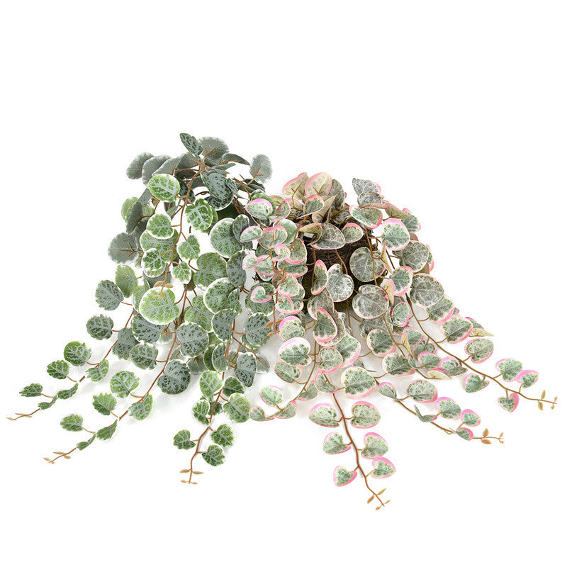 126 Leaf Real-Touch Silver Dollar Eucalyptus Vine - 19" Lifelike Faux Greenery for Wedding Decor, Hanging Planters, Home & Event Styling