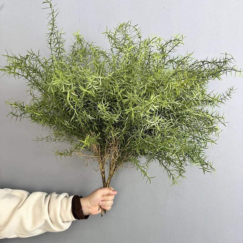 Realistic Snapdragon Asparagus Fern Artificial Plant, 26" Tall, Lifelike Greenery for Vase Arrangements, Home Decor, Weddings & Events