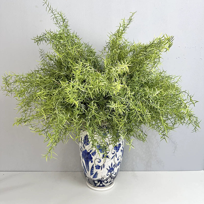 Realistic Snapdragon Asparagus Fern Artificial Plant, 26" Tall, Lifelike Greenery for Vase Arrangements, Home Decor, Weddings & Events
