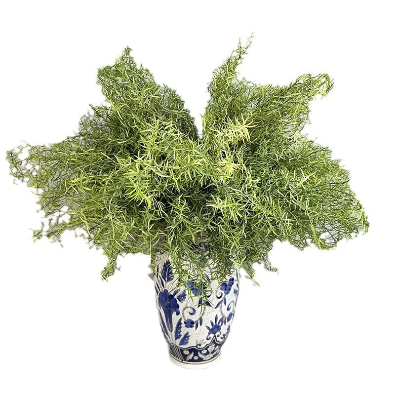 Realistic Snapdragon Asparagus Fern Artificial Plant, 26" Tall, Lifelike Greenery for Vase Arrangements, Home Decor, Weddings & Events