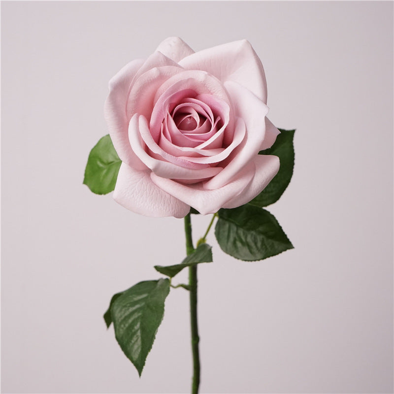 Real-Touch Faux Carolina Rose, 26" Stem, 4" Bloom, Perfect for Vase Arrangements, Wedding Bouquets, and Home Decor