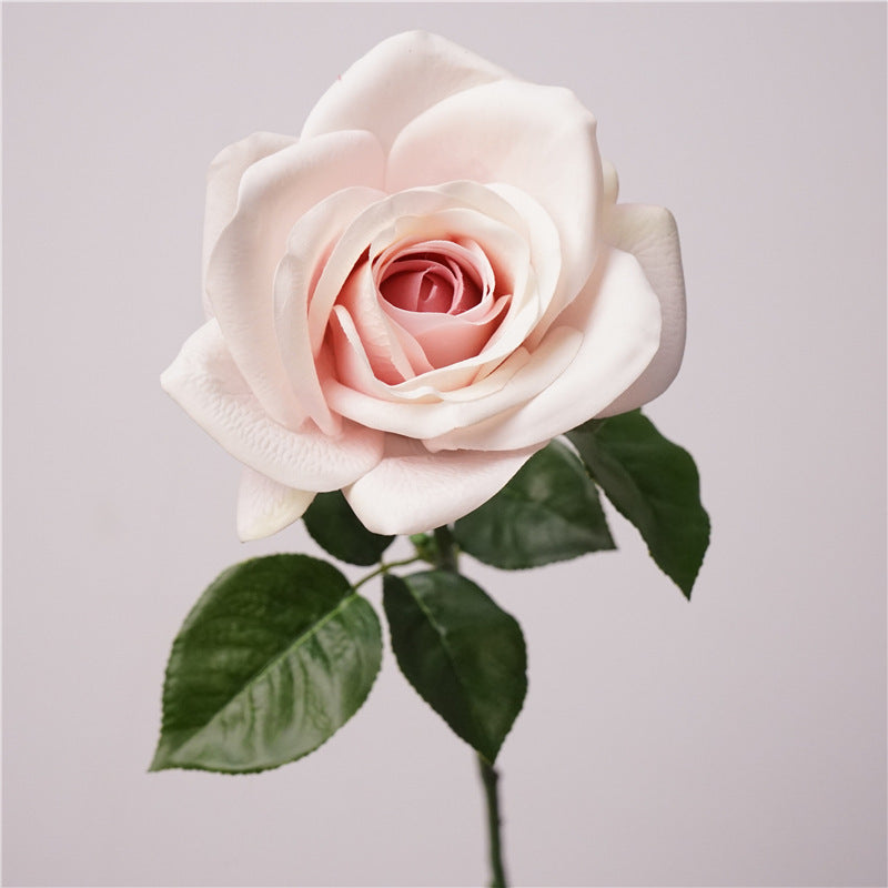 Real-Touch Faux Carolina Rose, 26" Stem, 4" Bloom, Perfect for Vase Arrangements, Wedding Bouquets, and Home Decor