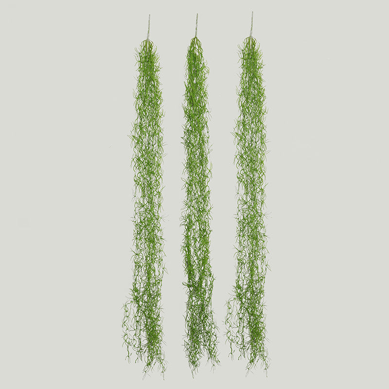 Realistic Hanging Air Plant Vine, 51" Long, Faux Tillandsia for Home Decor, Wedding Arrangements, and Indoor Wall Accents