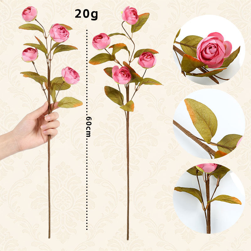 Real-Touch Silk Rose Stems, 24", Elegant Home Decor, Wedding Arrangements, Vase Fillers, Bulk Discounts Available