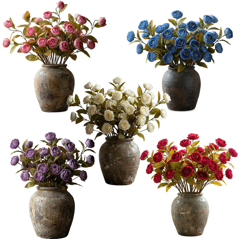 Real-Touch Silk Rose Stems, 24", Elegant Home Decor, Wedding Arrangements, Vase Fillers, Bulk Discounts Available