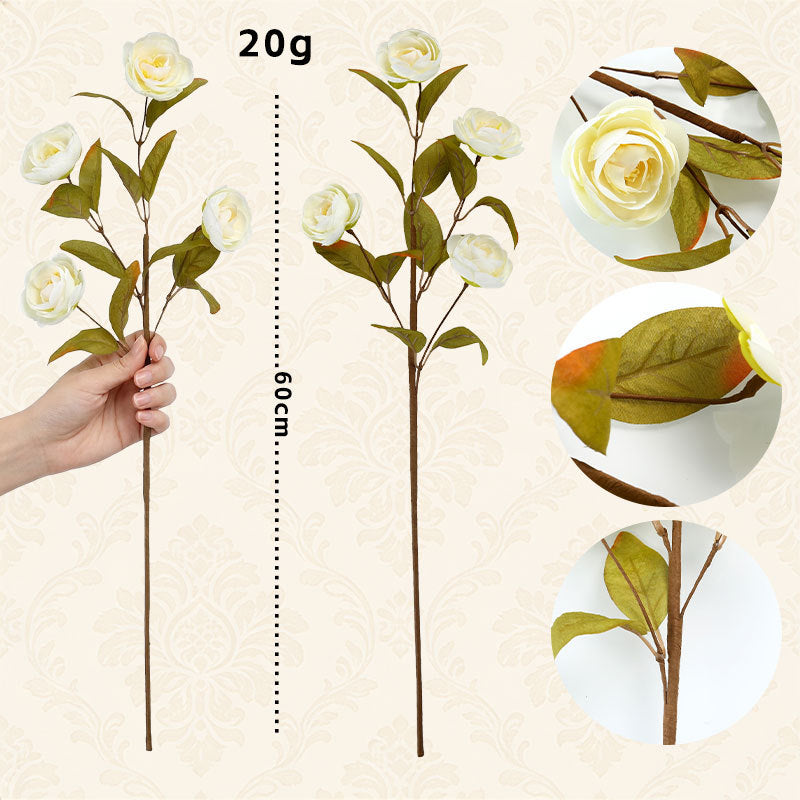 Real-Touch Silk Rose Stems, 24", Elegant Home Decor, Wedding Arrangements, Vase Fillers, Bulk Discounts Available