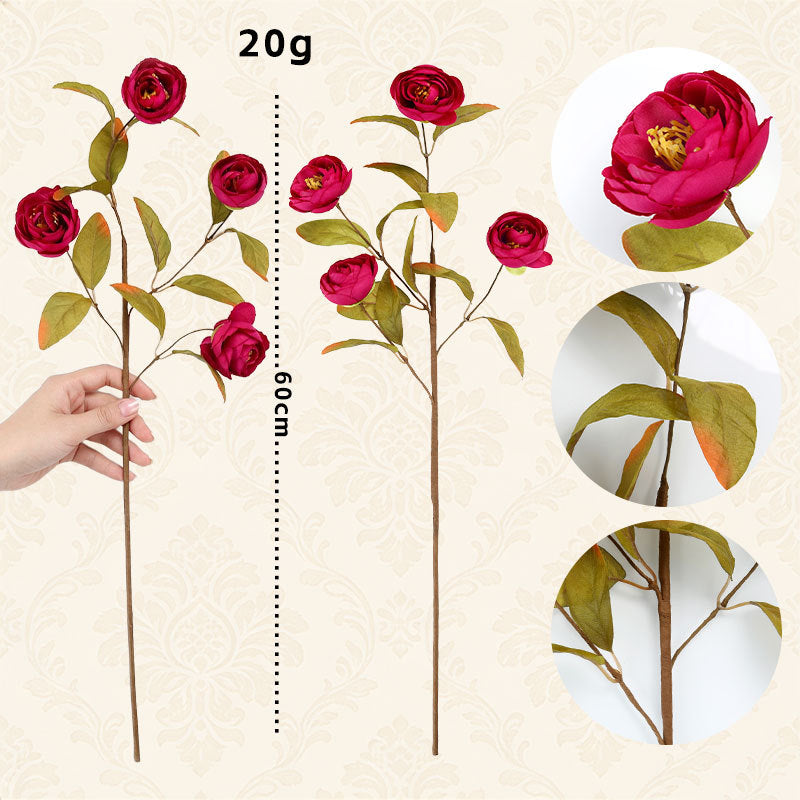 Real-Touch Silk Rose Stems, 24", Elegant Home Decor, Wedding Arrangements, Vase Fillers, Bulk Discounts Available