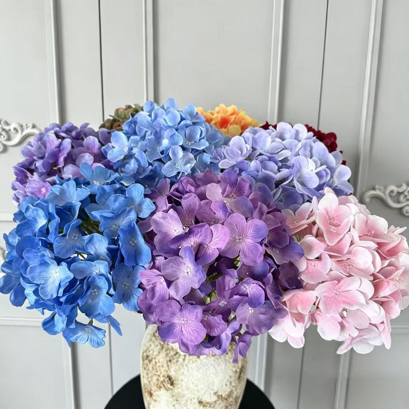 Hydrangea Artificial Flower, 26"  Perfect for Weddings, Home Decor, Vase Arrangements