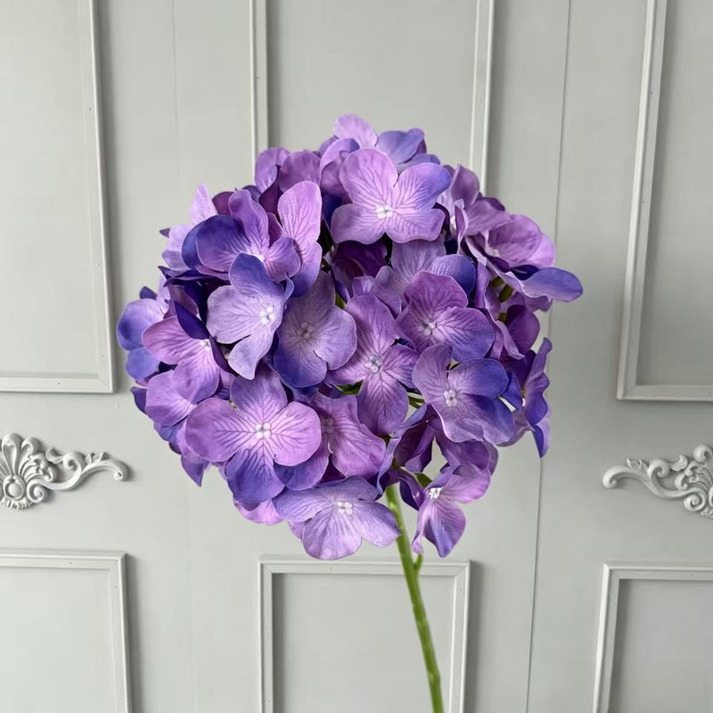 Hydrangea Artificial Flower, 26"  Perfect for Weddings, Home Decor, Vase Arrangements
