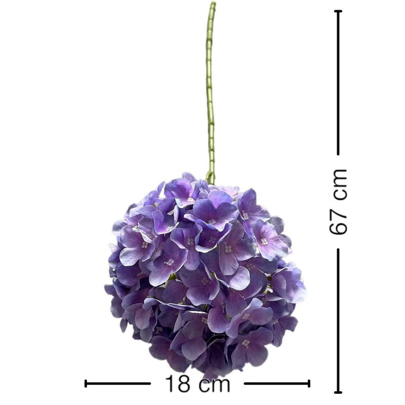 Hydrangea Artificial Flower, 26"  Perfect for Weddings, Home Decor, Vase Arrangements