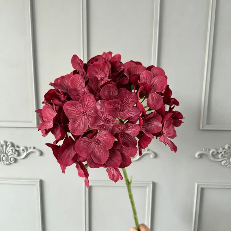Hydrangea Artificial Flower, 26"  Perfect for Weddings, Home Decor, Vase Arrangements