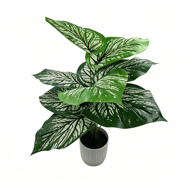 20" Realistic Artificial Palm Tree Plant, Silk Faux Greenery for Home Decor, Wedding Centerpieces, Office & Commercial Displays