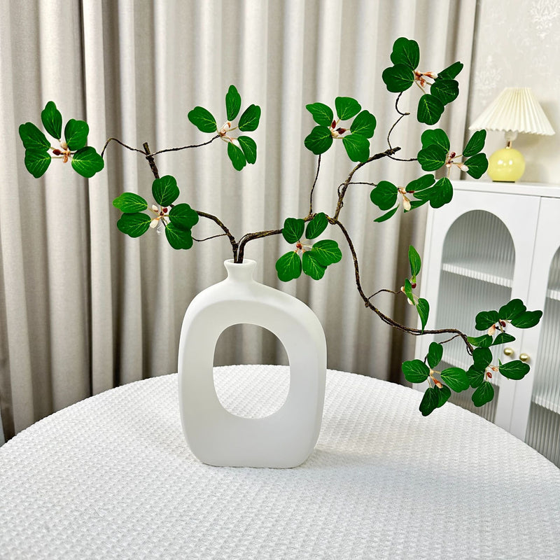 Artificial Alocasia Plant Stems, 24"  Faux Zen Alocasia Leaves, Home Decor, Wedding Centerpieces, Hotel & Office Greenery, Bulk Floral Supplies