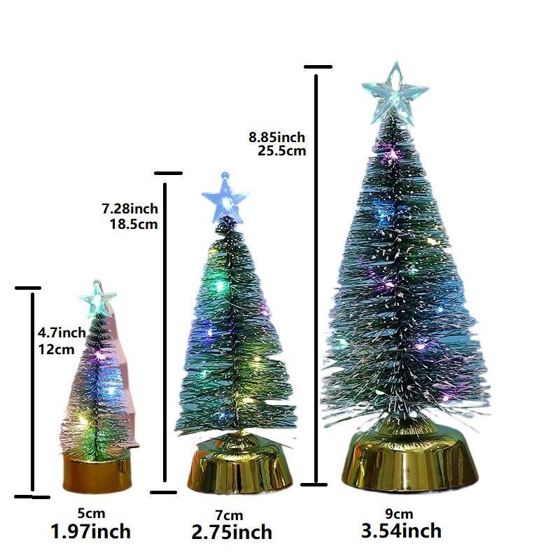 Mini LED Pinecone Tree, Glowing Snowy Pinecone Decor, Small 2" Medium 3" Large 3.5", Perfect for Home Decor, Weddings, Holiday Parties, and Seasonal Displays