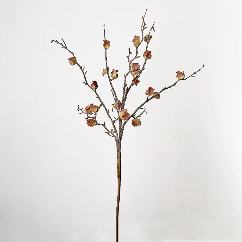 Real-Touch Silk Hibiscus Stem, 28" Long, Natural Green, Perfect for Vase Arrangements, Home Decor, Weddings & Events
