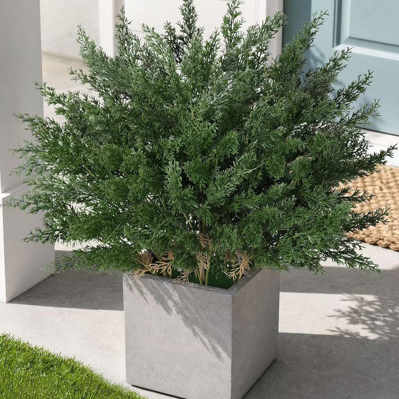 Realistic Artificial Pine Branches, 24.4" Long, 13.7" Wide, Plastic, Holiday Decor, Christmas, Home Decor, Wedding Arrangements
