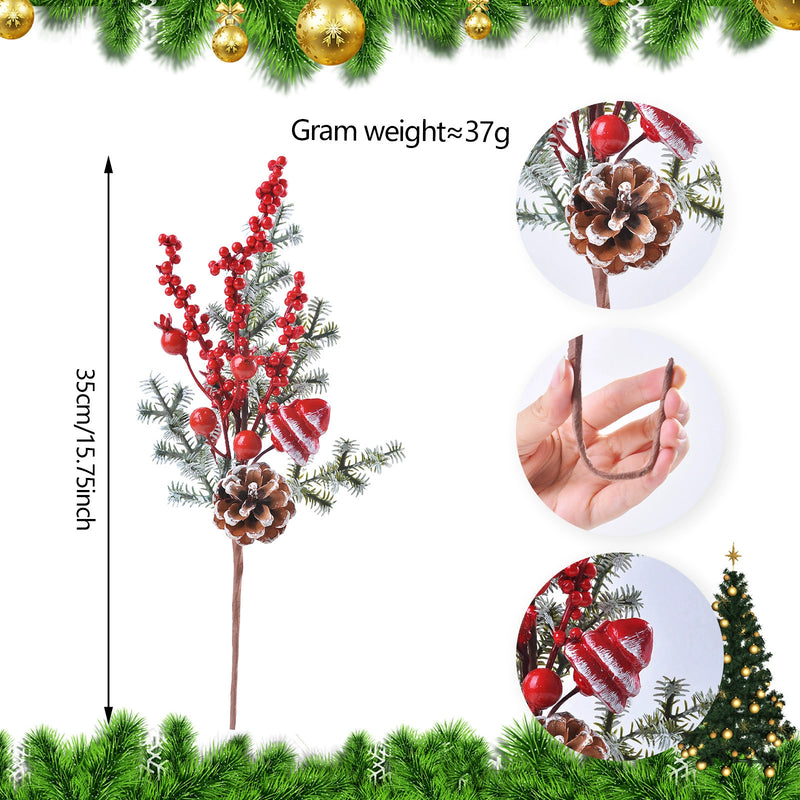 Set of 5 Realistic Christmas Lollipop Ornaments, DIY Holiday Decor for Tree, Wreaths & Centerpieces, Bulk Party Supplies (Red & White)