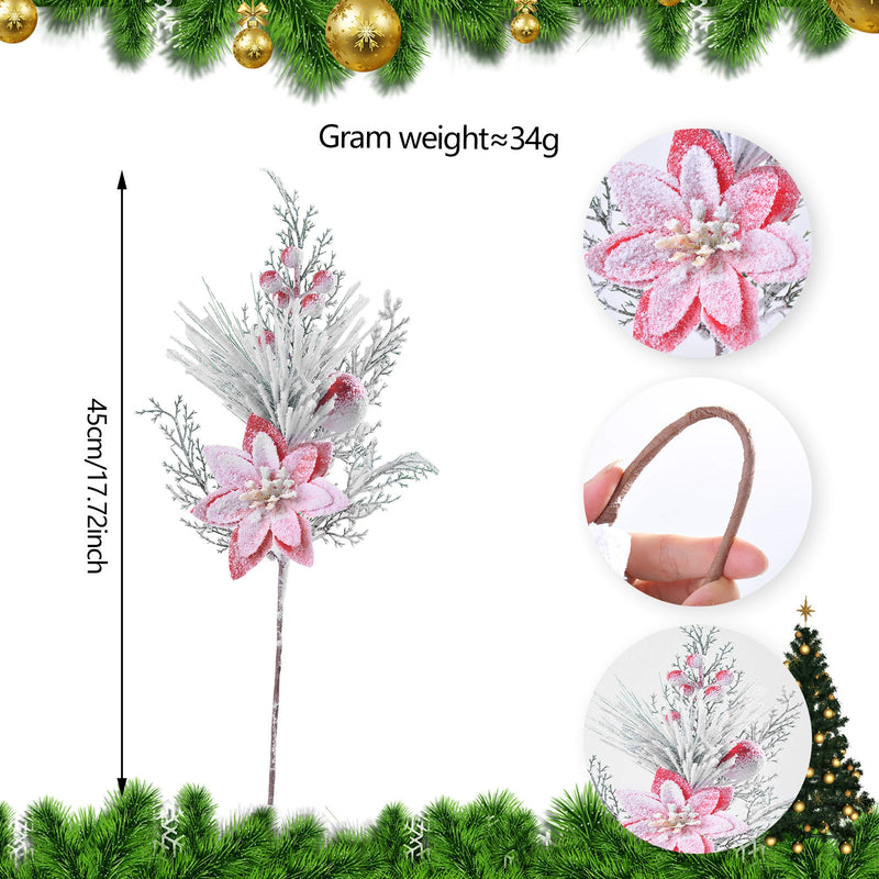 Set of 5 Realistic Christmas Lollipop Ornaments, DIY Holiday Decor for Tree, Wreaths & Centerpieces, Bulk Party Supplies (Red & White)