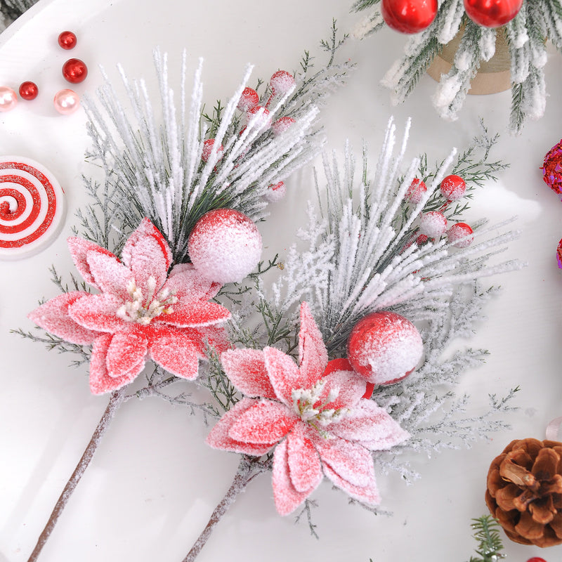 Set of 5 Realistic Christmas Lollipop Ornaments, DIY Holiday Decor for Tree, Wreaths & Centerpieces, Bulk Party Supplies (Red & White)