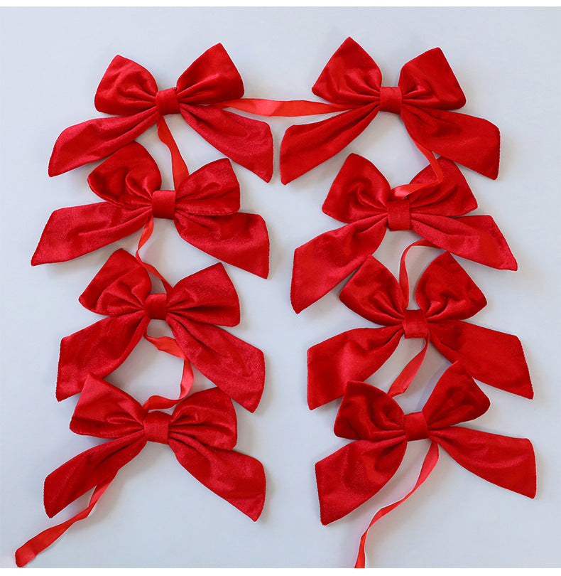 Bow Garland Christmas Tree Decor, 71" Festive Ribbon Banner, Holiday Party, Wedding, Home Decor