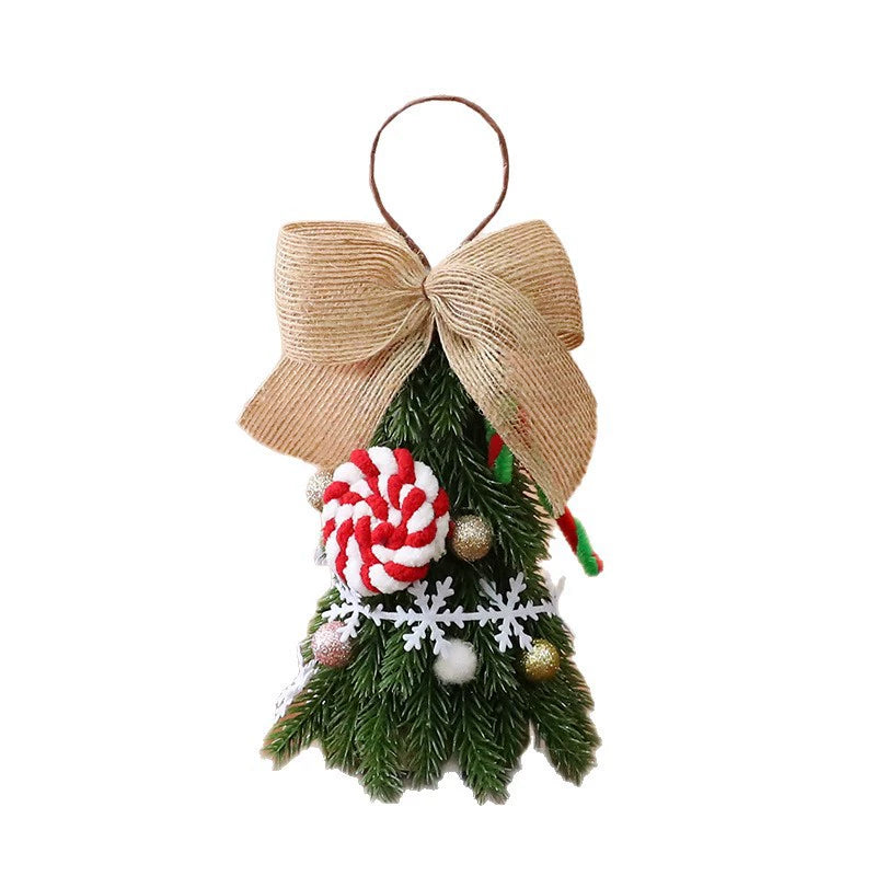Mini Christmas Tree Ornaments, 8" Height, Realistic Faux Greenery, Perfect for DIY Holiday Decor, Wedding Centerpieces, Home Styling