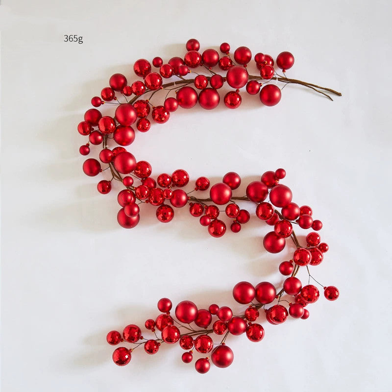Christmas Light-Up Ball Garland, 71" Length, 8 Styles, Holiday Decor for Home, Wedding, Party, Office & Store Displays