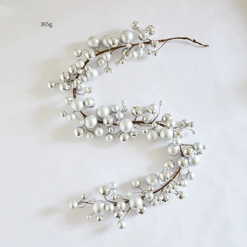 Christmas Light-Up Ball Garland, 71" Length, 8 Styles, Holiday Decor for Home, Wedding, Party, Office & Store Displays