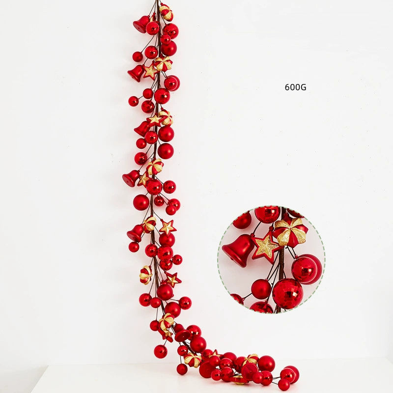Christmas Light-Up Ball Garland, 71" Length, 8 Styles, Holiday Decor for Home, Wedding, Party, Office & Store Displays