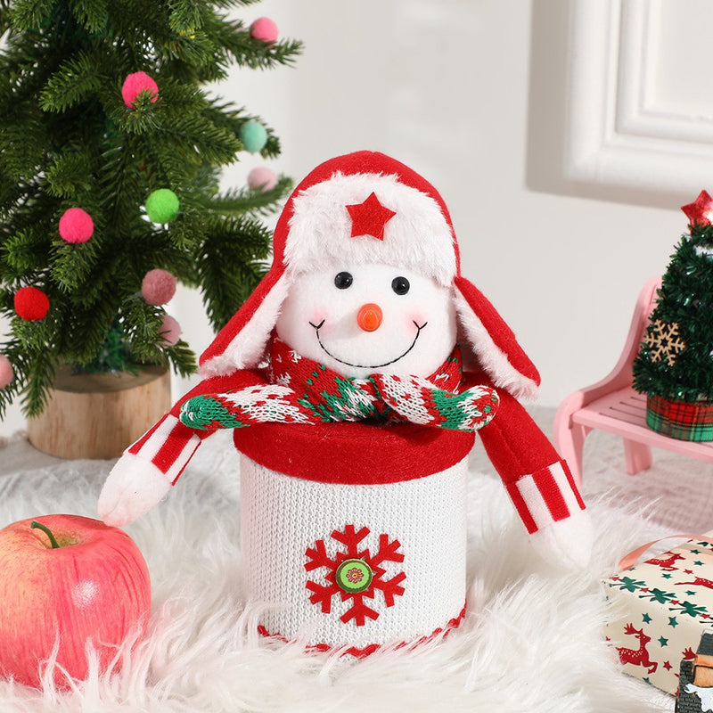 Christmas Apple Gift Box Set - 11" Festive Holiday Decor for Candy, Snacks & Small Gifts, Bulk Discounts Available (3 Styles)