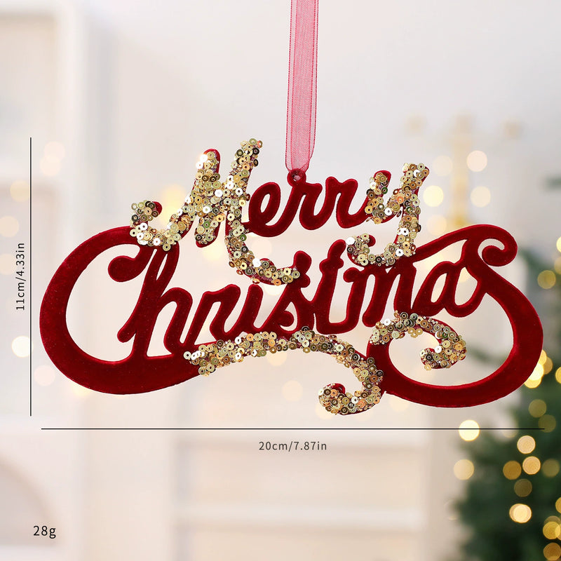 Red Velvet Snowflake Christmas Ornament, Elegant Holiday Decor, Perfect for Trees, Mantels, and Festive Displays